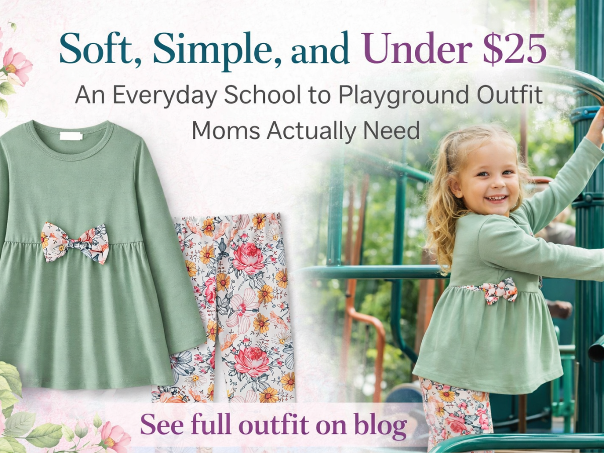 Soft, Simple, and Under $25: An Everyday School to Playground Outfit Moms Actually&nbsp;Need